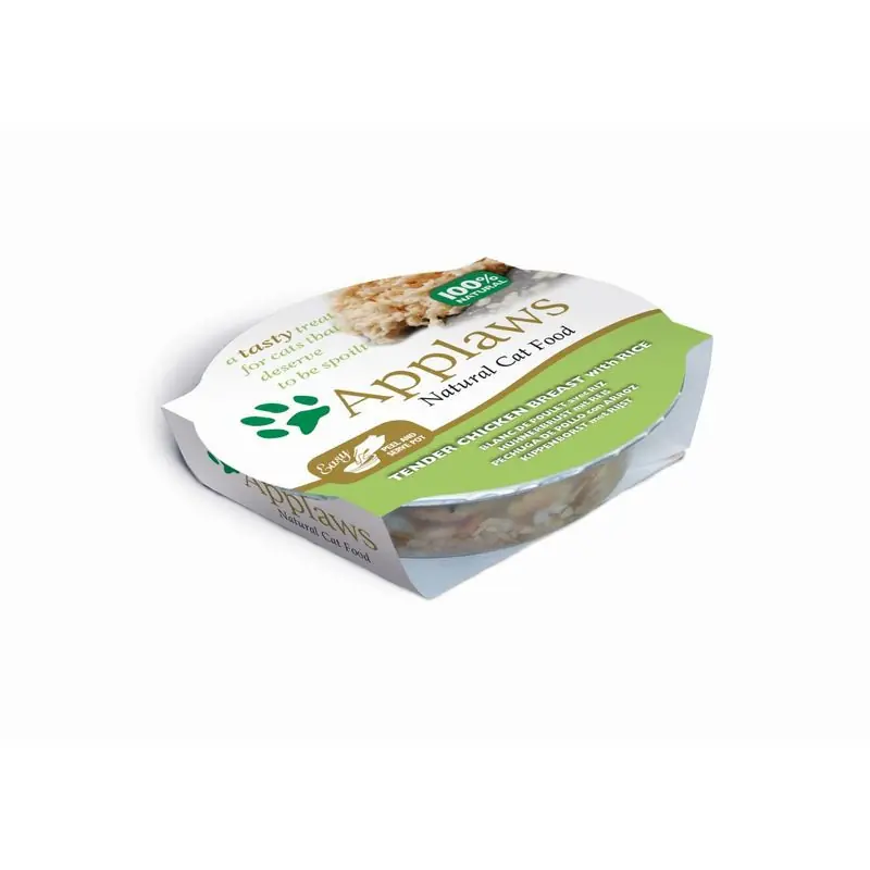 Ajánlat Applaws Pot Csirkemellel És Rizzsel, 60G Konzerv Macskának