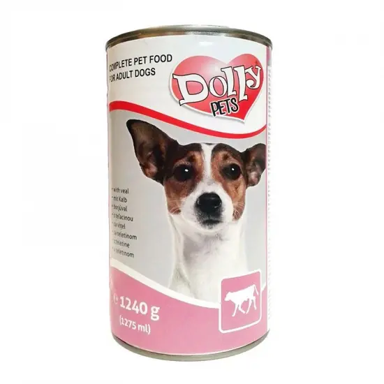 Vásárlói kedvenc Dolly Dog Konzerv Kutyának Borjú 1240G