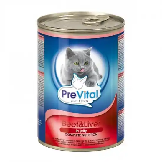 Gyors kiszállítás Prevital Macska Konzerv Marha-Máj 415gr Eledel Macskának