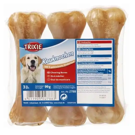 Préselt Csont 3db/Csomag 35gr/11cm Jutalomfalat Kutyának - TRX2788 Azonnal elérhető