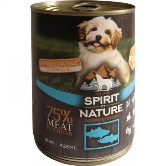 Spirit of Nature Dog konzerv Tonhallal és lazaccal 415gr Legnépszerűbb