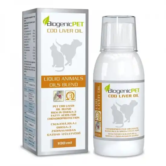 Akciós ár BiogenicPet Cod Liver Oil 100ml