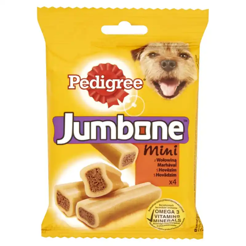 Azonnali szállítás Pedigree Jumbone mini 180gr marha