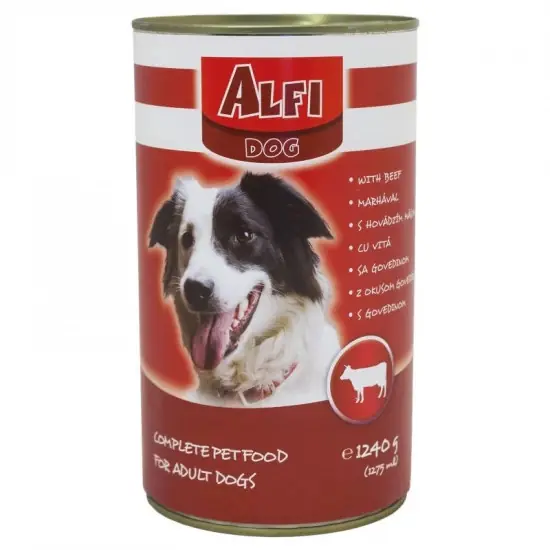 Alfi Dog Konzerv Marha 1240g Akció