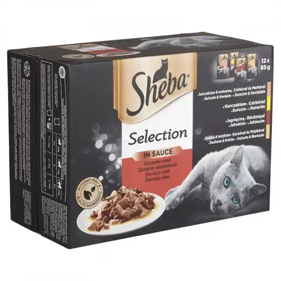 Sheba alutasak 12 pack húsos 12*85gr Újdonság