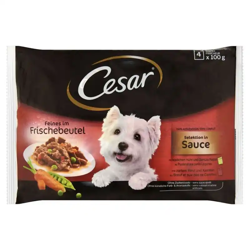 Legjobb ár Cesar alutasak 4 pack válogatás mártásban