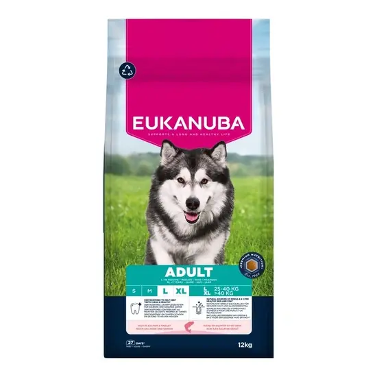 Eukanuba Adult Large Salmon & Barley kutyatáp 12kg Legjobb ár