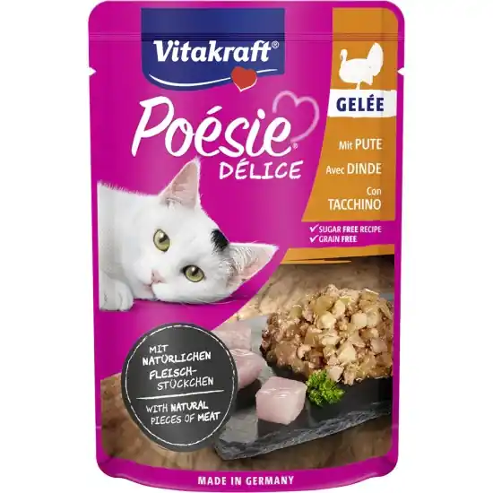 Legjobb ár Vitakraft Poésie Délice Macska Alutasak Csirkehús Zselében 85g