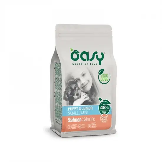 Oasy Dog OAP Puppy Small/Mini Salmon 800g Kedvezményes ár