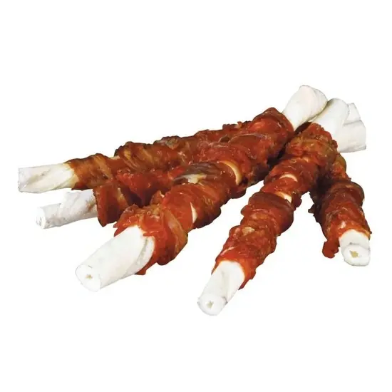 Trixie Jutalomfalat Denta Fun Tekercs Bivalyhússal, 12cm, 5db/70g Árengedmény
