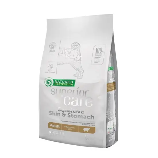 Natures Protection Dog Adult SC Sensitive Skin&Stomach Lamb Small 1,5kg Vásárlói kedvenc