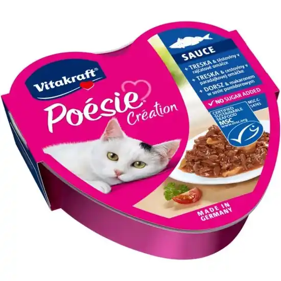 Bestseller Vitakraft Poésie Macska Alutál Tészta & Paradicsomszósz 85g