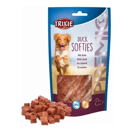 Végkiárusítás Trixie Jutalomfalat Premio Lágy Kacsás Kockák 100g