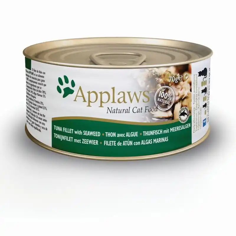 Biztonságos fizetés Applaws Cat Konzerv Tonhal+Tengeri Algával 70g