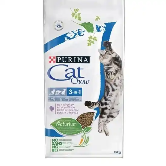 Purina Cat Chow Feline 3in1 15kg Prémium