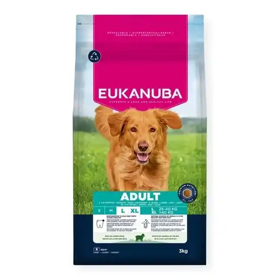 Eukanuba Adult Large Lamb&Rice 3kg Expressz kézbesítés