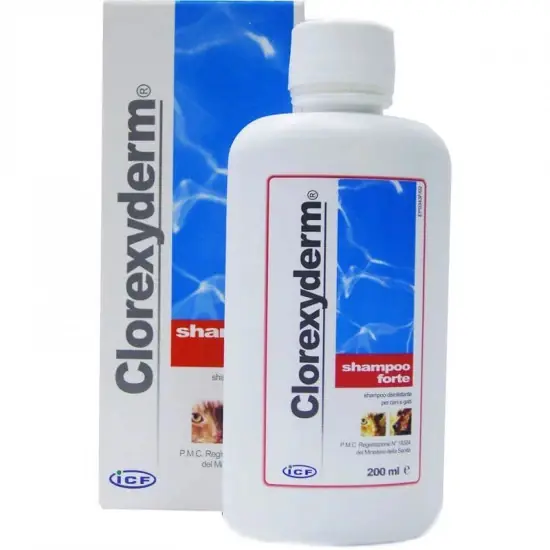 Clorexyderm Forte sampon 200 ml Korlátozott ajánlat