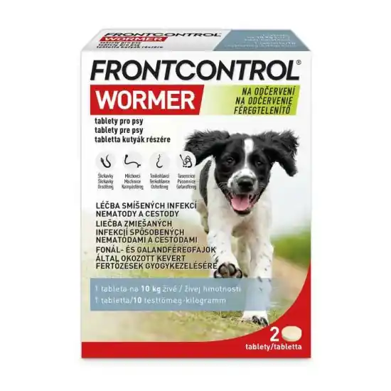Frontcontrol Wormer tabletta kutyák részére 2x Kedvezmény