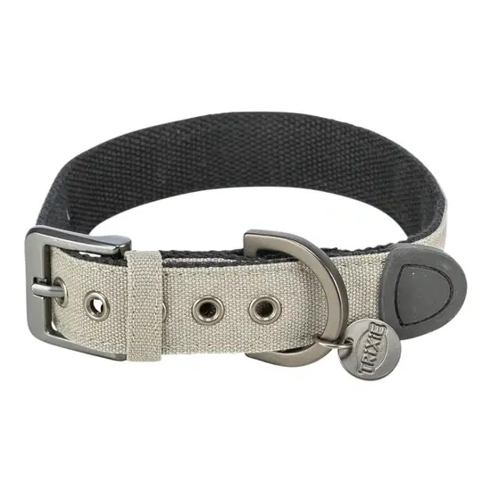 Trixie Nyakörv CityStyle szövet, extra széles, L 45-52cm/30mm világosszürke Vásárlói kedvenc