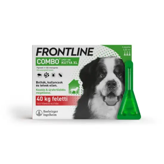 Frontline Combo Kutya XL 40 kg felett 4 ml 3x Akció