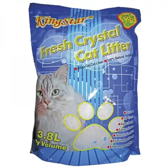 Árengedmény Kingstar szilika macskaalom illatmentes 3,8l (1,6kg)