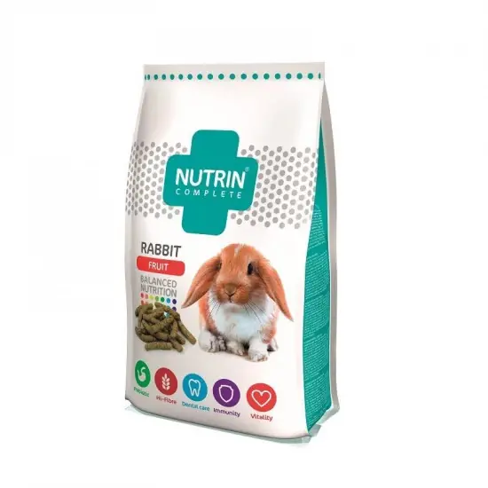 Nutrin Complete Nyúleledel Gyümölcs 400g Biztonságos vásárlás