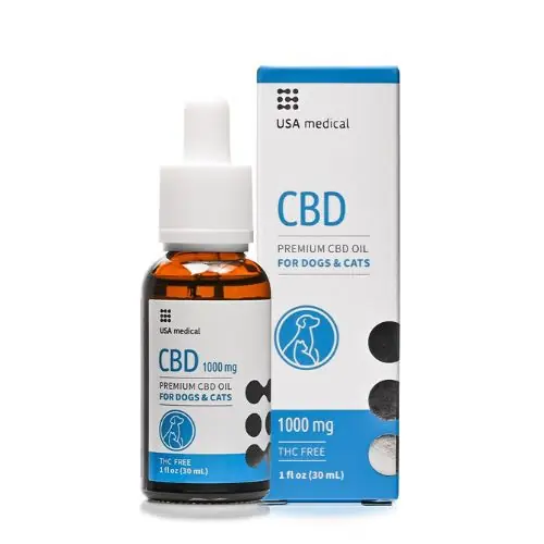 USA M CBD olaj kutyáknak és macskáknak 1000 mg CBD / 30 ml Akciós ár