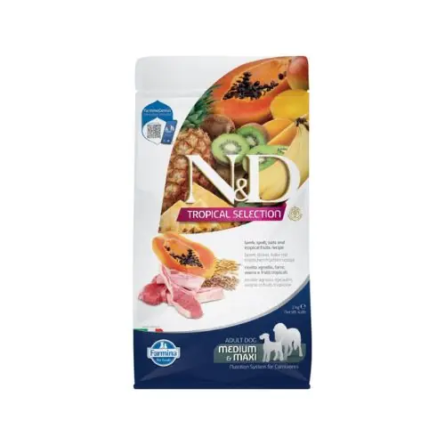 N&D Tropical Selection Dog Lamb Adult Medium&Maxi Csak ma