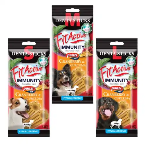 Panzi FitActive Denta-Sticks Hypoallergenic Immunity jutalomfalat kutyák részére Árengedmény