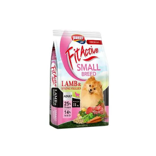 Panzi FitActive ORIGINALS Small Breed Adult Hypoallergenic Lamb&Spring Veggies 11 kg Ne maradj le