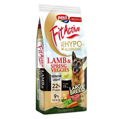 Ne maradj le Panzi FitActive ORIGINALS Senior/Light Large Breed Hypoallergenic Lamb&Spring Veggies 15kg