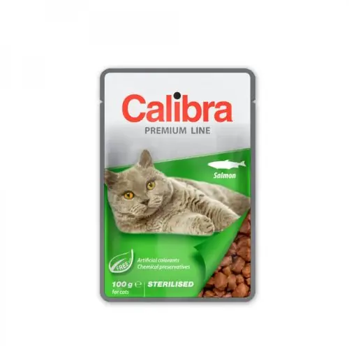 Legnépszerűbb Calibra Cat Premium Sterilised Salmon 100g