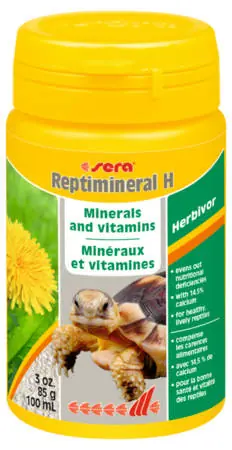 Biztonságos fizetés SERA REPTIMINERAL H vitaminok növényevő hüllőknek (100ml)