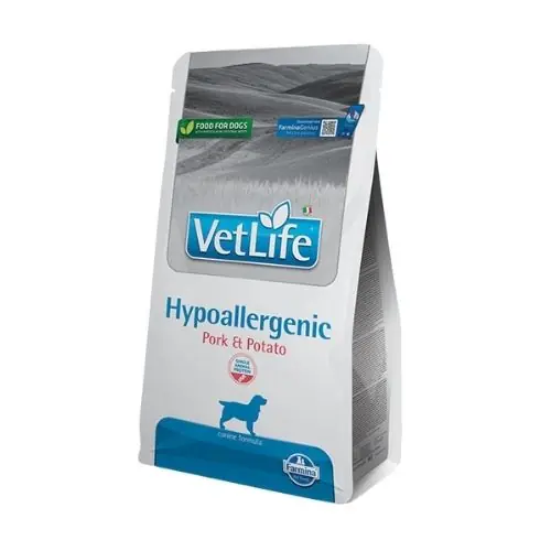 Kedvezményes ár Vet Life Natural Diet Dog Hypoallergenic Pork&Potato