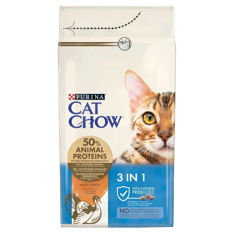 Vedd meg online CAT CHOW 3-in-1 Pulyka