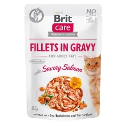 Brit Care Cat Fillets in Gravy with Savory Salmon Legnépszerűbb