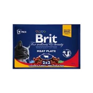 Brit Premium Cat Pouches Meat Plate 400 g (4×100 g) Legjobb ár