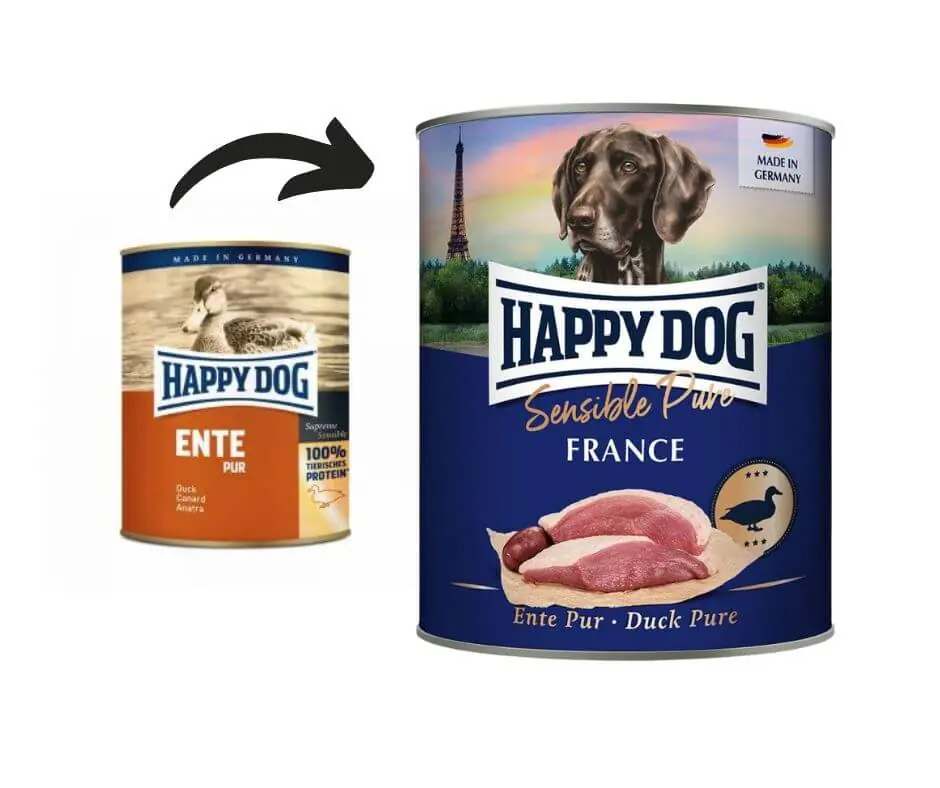 Akció Happy Dog France Pur (Kacsa)