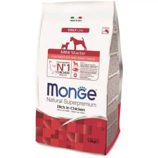Népszerű Monge Mini Starter Csirke kutyatáp