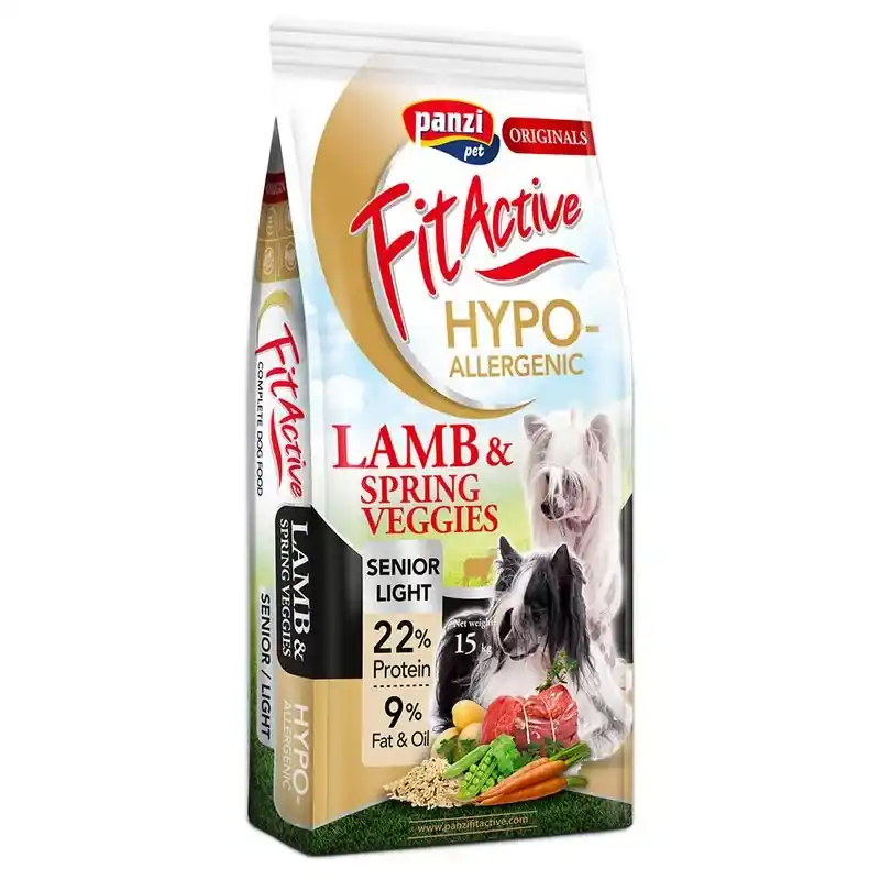 Vedd meg most FitActive Originals Hipoallergén száraz kutyaeledel senior bárány 15kg
