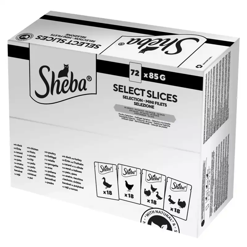 Sheba macska tasak MP baromfi 72x85g Gyors kiszállítás
