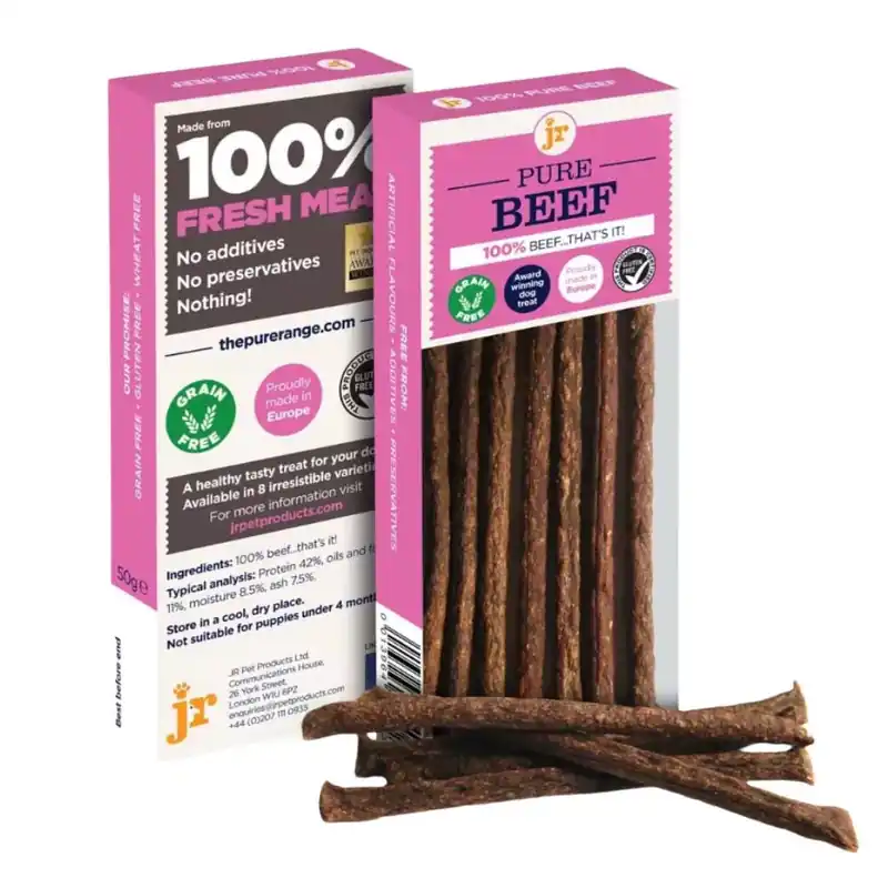 JR PET Stick kutya jutalomfalat 100% marha 50g Kedvezmény