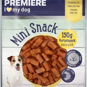 Akció Premiere Mini Sticks kutya jutalomfalat csirke&hal 150g