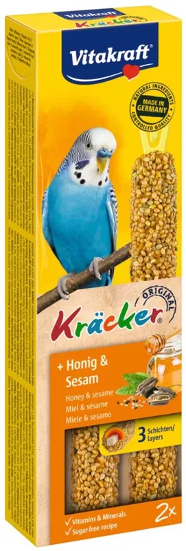 Vitakraft dupla rúd hullámos papagájnak méz&szezám 60g Olcsóbb