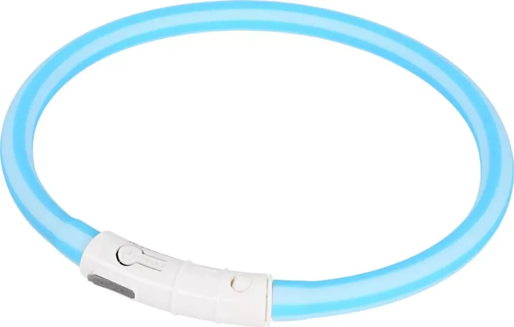 Korlátozott ajánlat AniOne világító nyakörv kétszínű kék 45cm