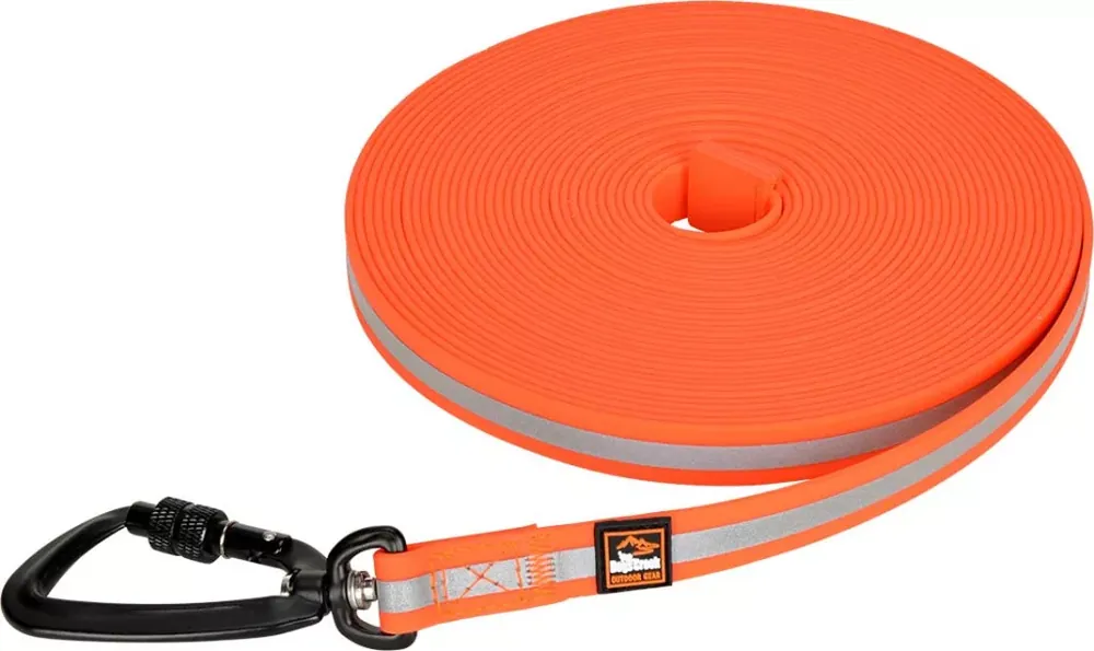 Kiárusítás Dogs Creek Explorer vezetőpóráz narancssárga 15m