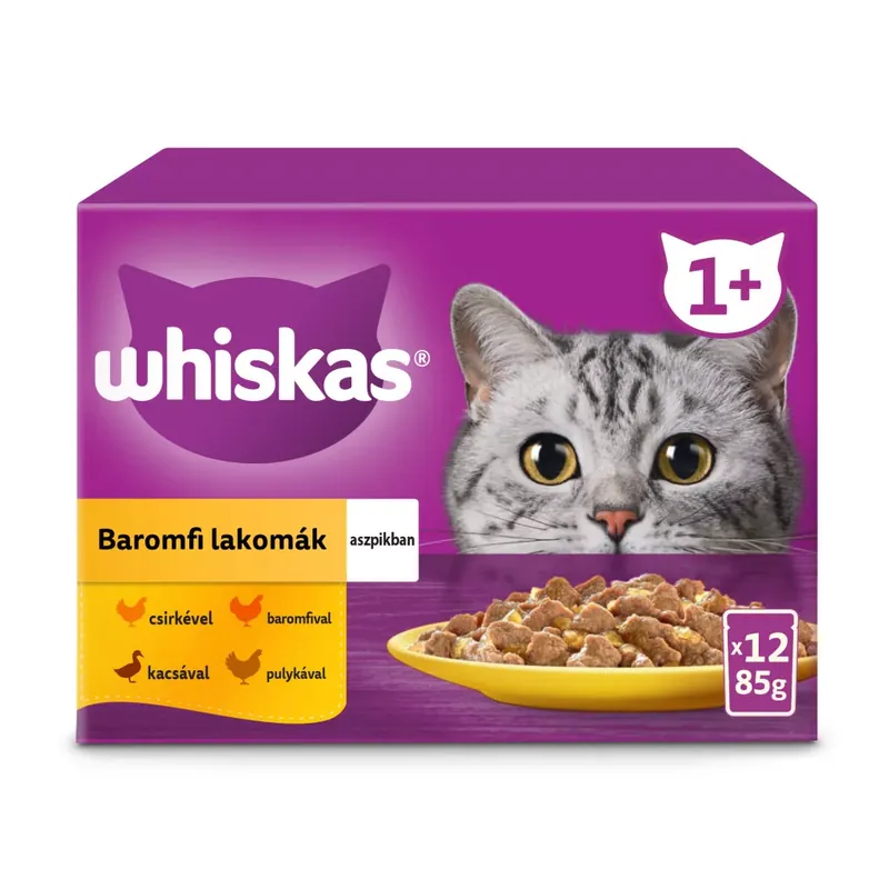 Legjobb ár Whiskas macska tasak MP szárnyas 12x85g