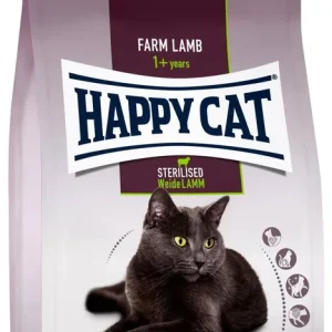Kihagyhatatlan ajánlat Happy Cat adult steril száraz macskaeledel bárány 10kg