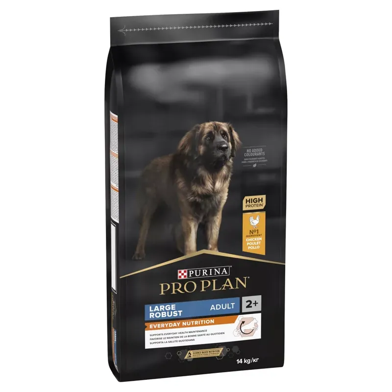Utolsó esély Pro Plan Large Robust Adult Everyday Nutrition csirkében gazdag száraz kutyaeledel 14kg