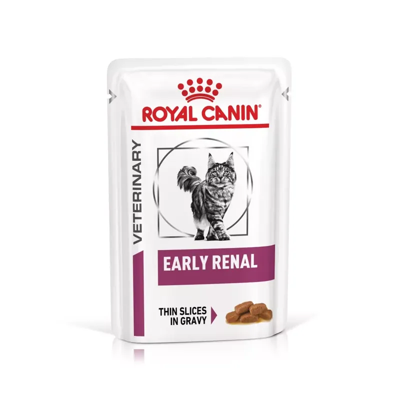 Royal Canin Veterinary Early Renal veseműködés támogatása alutasak macskaeledel 12x85g Azonnali szállítás